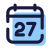 Calendário 27 icon