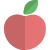 Nutrition packed apple fruit contains vitamins and minerals icon