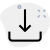 Download document file to local storage folder icon