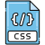 CSS Filetype icon