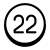 22 Circled icon