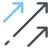 Diagonal Arrows Up icon