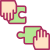 Hands Holding Puzzles icon