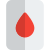 Blood and its constituents in its file isolated on a white background icon