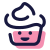 Petit gâteau kawaii icon