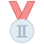 Olympische Silbermedaille icon