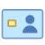 Tarjeta de identidad electrónica icon