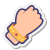 팔찌와 손 icon