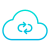 Cloud computing icon