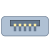 Micro-USB A icon