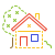 Дом с садом icon