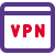 Virtual private network for secure web browsing experience icon