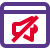 Mute option on webpage tool and service icon