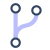 Fourche de code icon