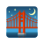 Мост ночью icon