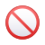 emoji proibito icon