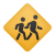 Kinder-überquerendes Emoji icon