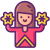 Female Cheerleader icon