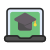 Online Graduation icon