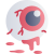 Bloody eye icon