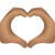 coração-mãos-tom-de-pele-médio-emoji icon