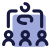 Organigramm Menschen icon