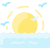 Le coucher du soleil icon