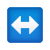 flèche gauche-droite-emoji icon