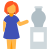전시자 - 여성 icon