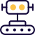 Space Rover device isolated on a white background icon