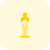 Oscar academy award trophy for arts and entertainment icon