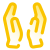 Deux mains icon