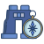Binocular And Compass icon