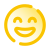 笑顔の顔のアイコン icon