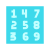 Квадрат с цифрами icon