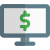 Online merchant website online transaction e-banking icon