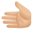 emoji con mano sinistra e carnagione medio-chiara icon