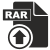 Upload RAR File icon