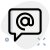 Email address contact icon