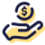 Coin in Hand icon