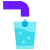 Filling a glass icon