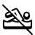 No Swimming icon