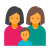 Однополая семья, две женщины тип кожи 3 icon