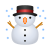 emoji de boneco de neve icon