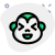 Monkey grinning and squint at same time icon