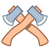 axes croisés icon