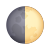 Mond im ersten Viertel icon