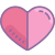 Half Heart icon