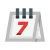 Flip calendar icon