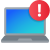 Laptop Alert icon